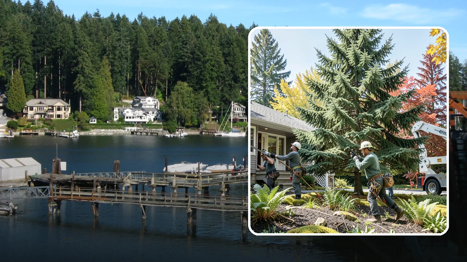 HOA tree management in Gig Harbor, Pierce County, WA - Coordinated tree management for homeowner associations.