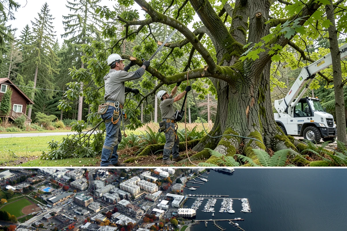 HOA tree management in Kirkland, King County, WA - Work is performed year-round following recognized arboricultural standards, with methods matched to specific species and site...