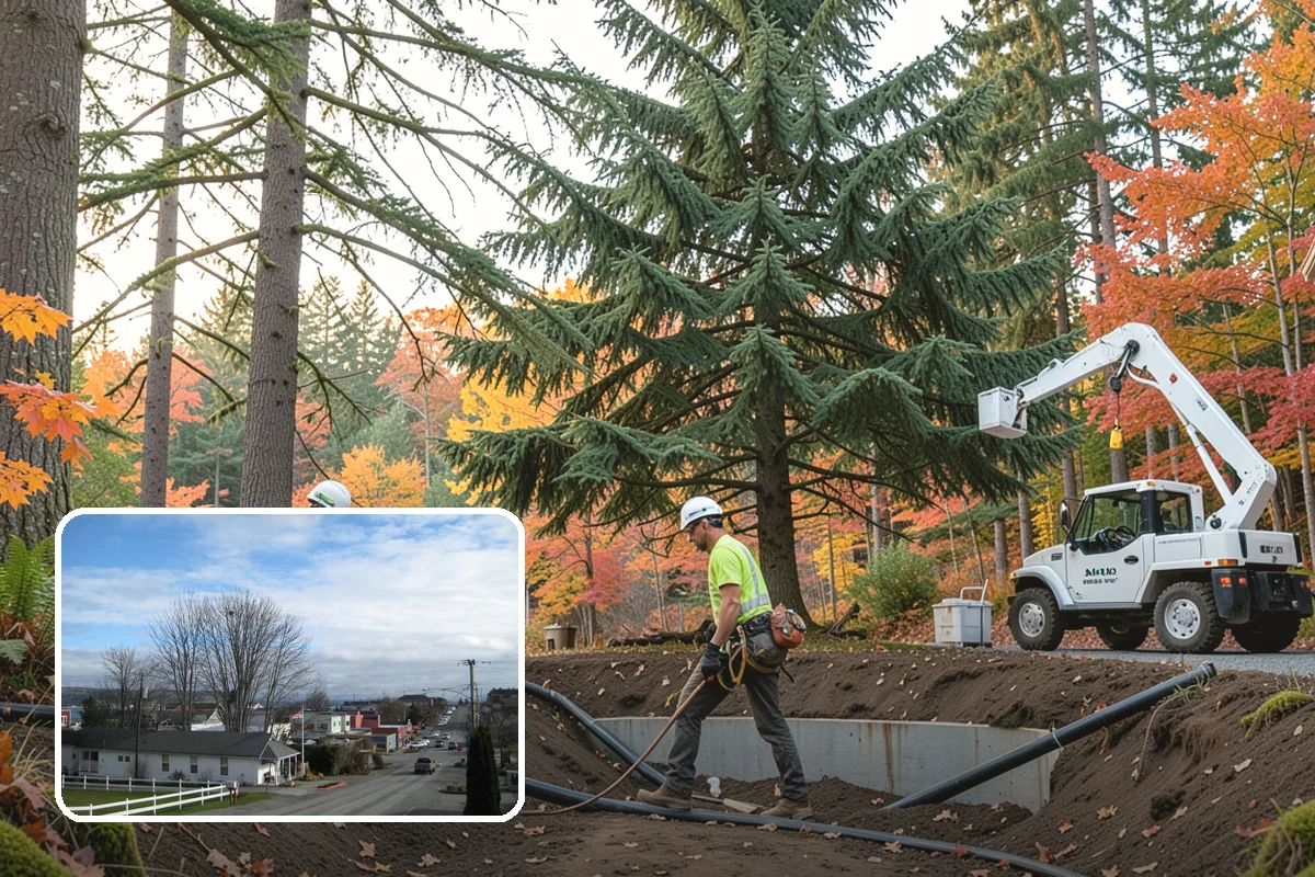 HOA tree management in Langley, Island County, WA - Keeps trees across a property safe and presentable