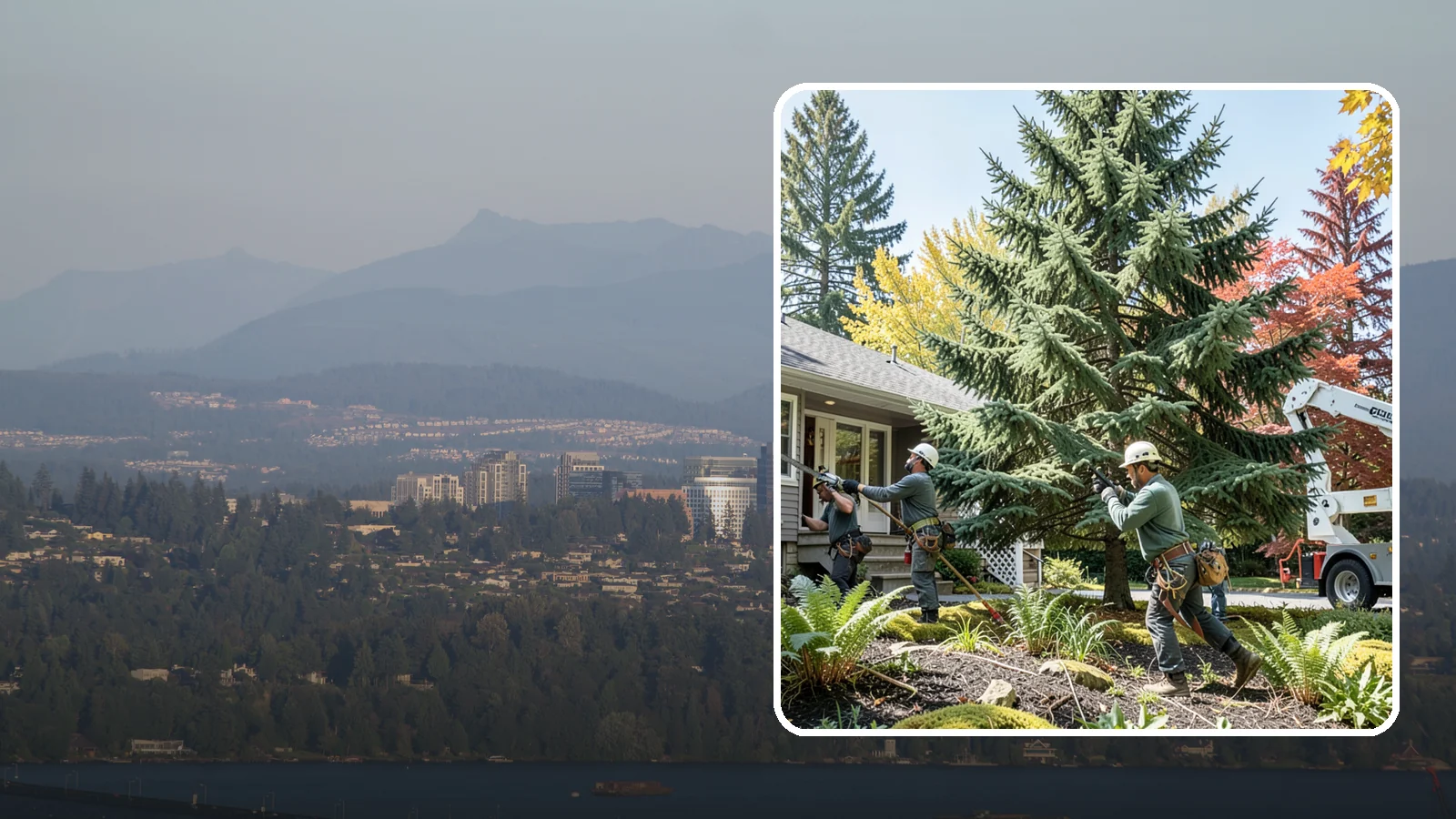 HOA tree management in Medina, King County, WA - Coordinated tree management for homeowner associations.