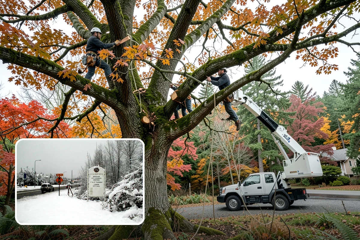 HOA tree management in Newcastle, King County, WA - Keeps trees across a property safe and presentable