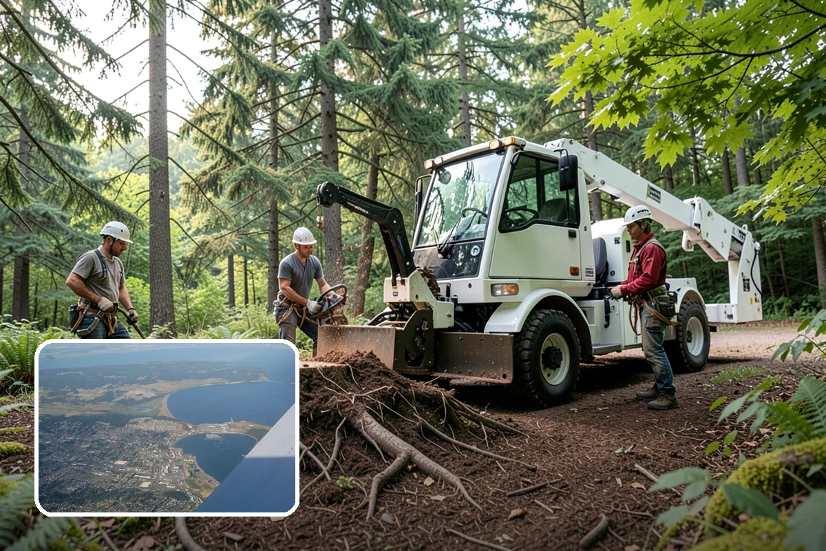 HOA tree management in Oak Harbor, Island County, WA - Keeps trees across a property safe and presentable