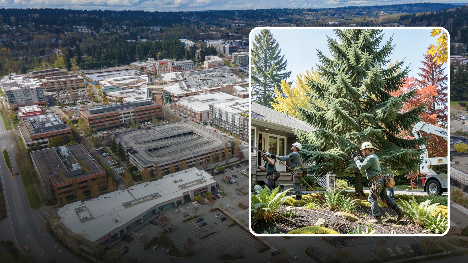 HOA tree management in Redmond, King County, WA - Coordinated tree management for homeowner associations.