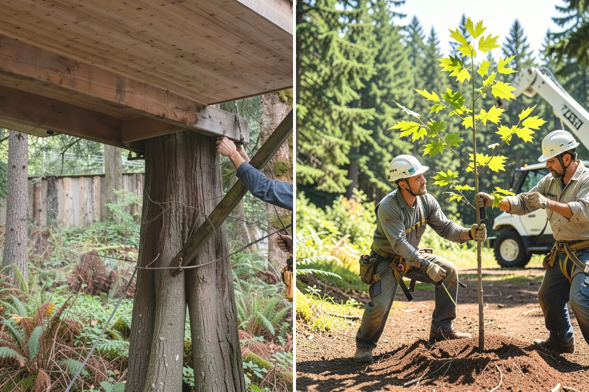 HOA tree management in Ruston, Pierce County, WA - Inventory and assess the property's trees