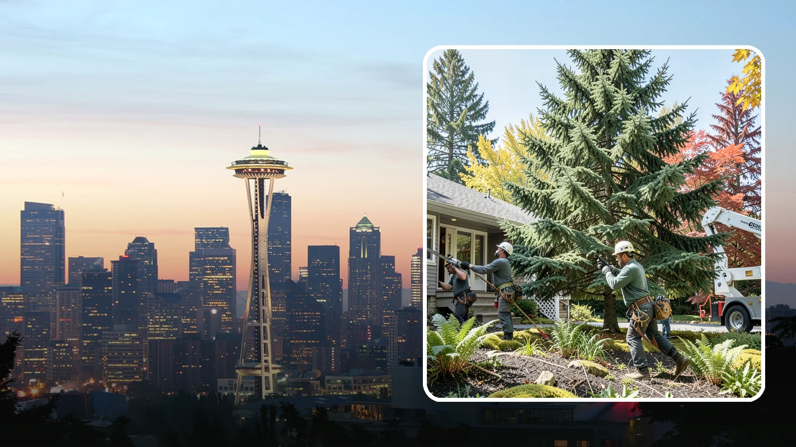 HOA tree management in Seattle, King County, WA - Coordinated tree management for homeowner associations.