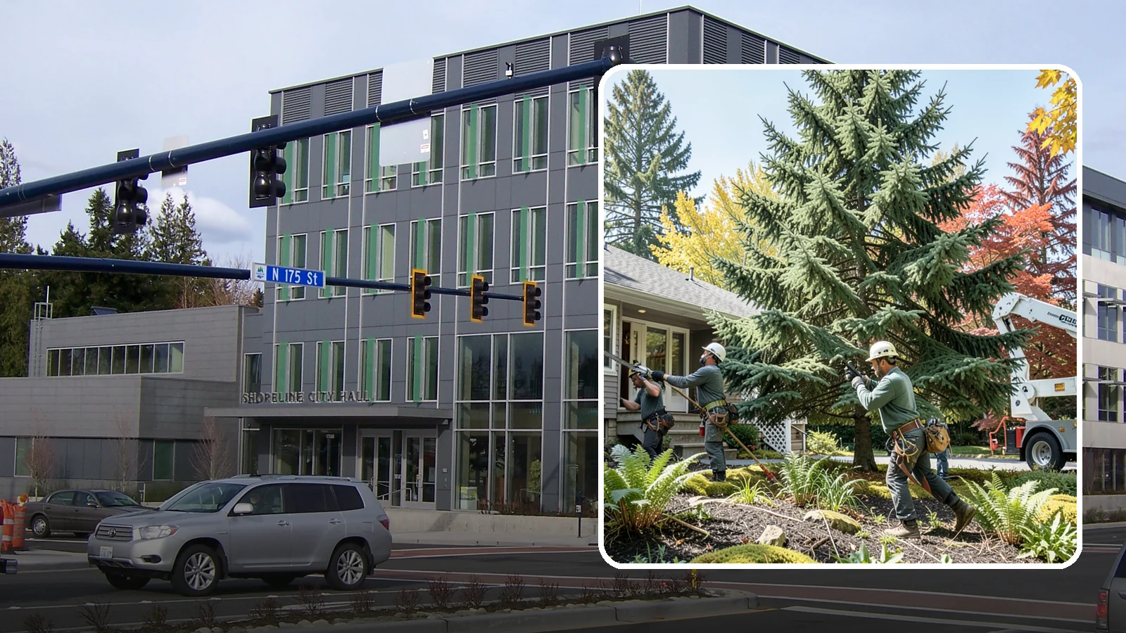 HOA tree management in Shoreline, King County, WA - Coordinated tree management for homeowner associations.