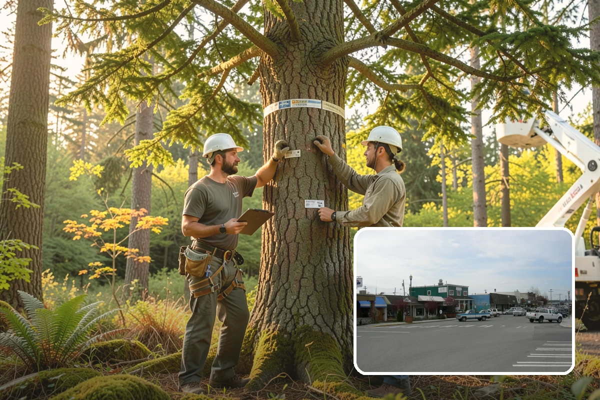 HOA tree management in Stanwood, Snohomish County, WA - Keeps trees across a property safe and presentable