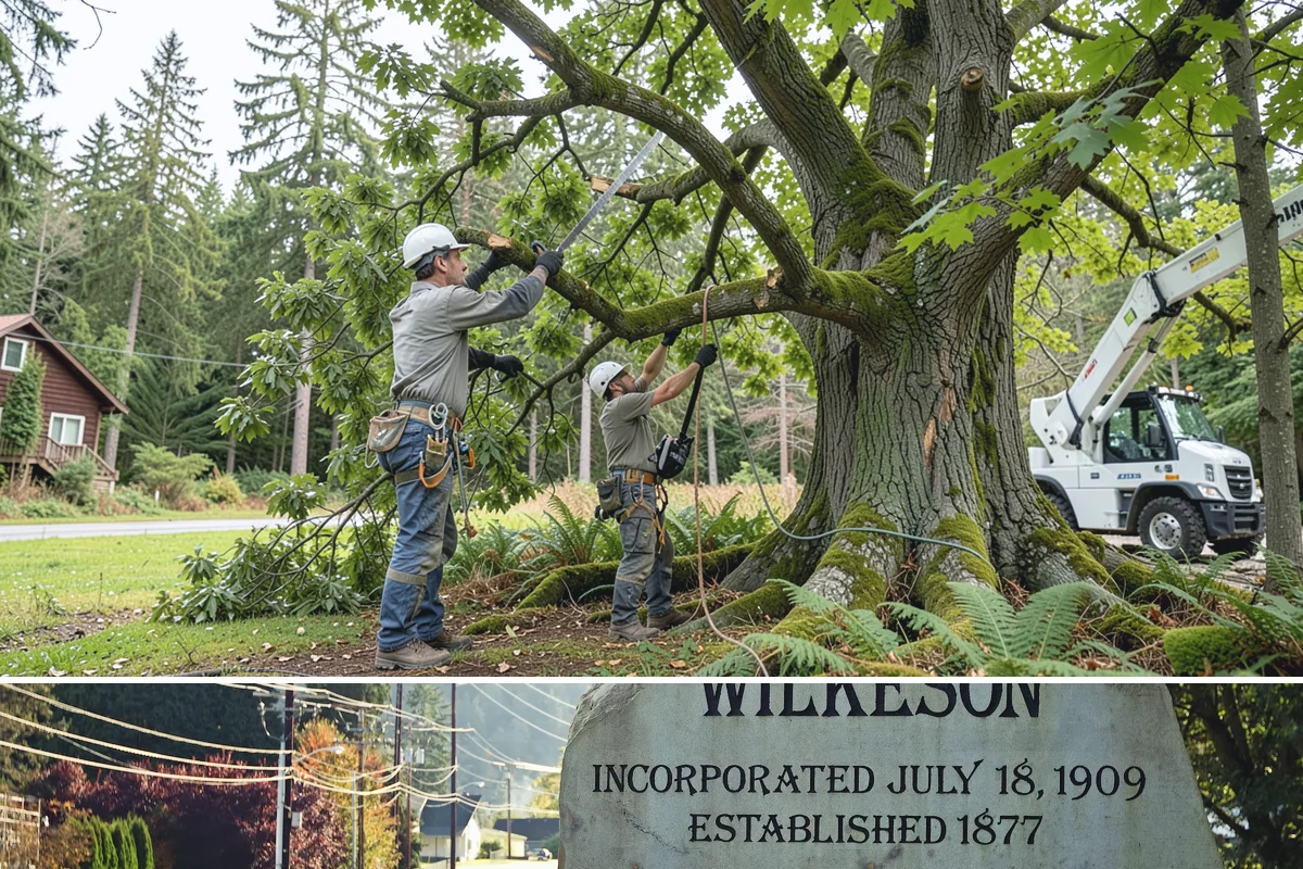 HOA tree management in Wilkeson, Pierce County, WA - Work is performed year-round following recognized arboricultural standards, with methods matched to specific species and site...