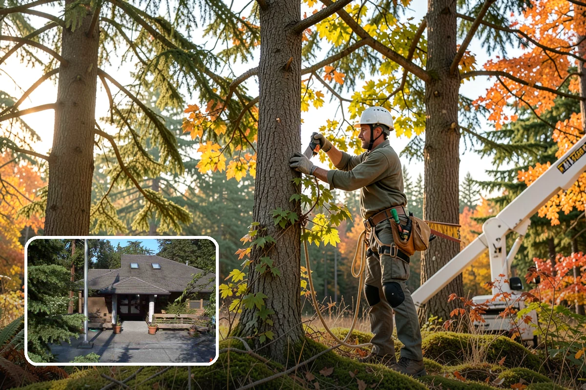 HOA tree management in Yarrow Point, King County, WA - Keeps trees across a property safe and presentable
