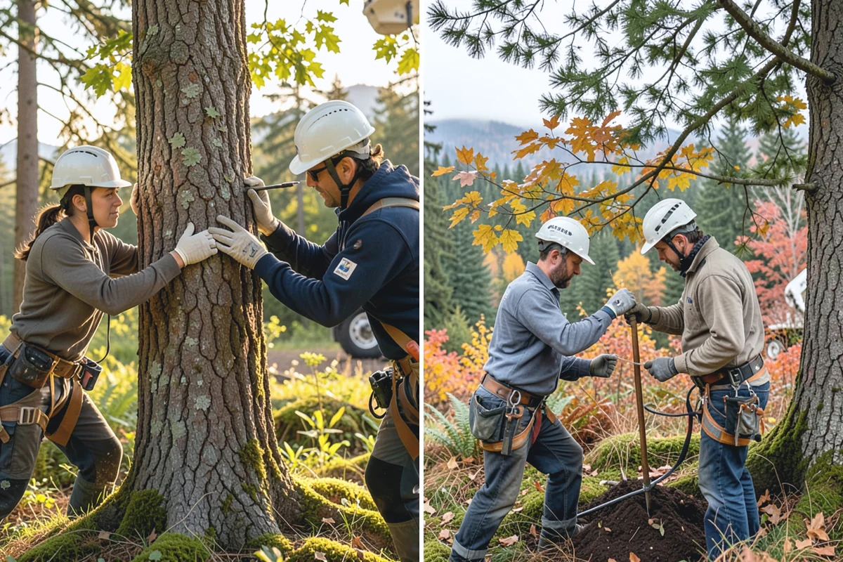 Insect diagnosis in Wilkeson, Pierce County, WA - Inspect the tree and its site