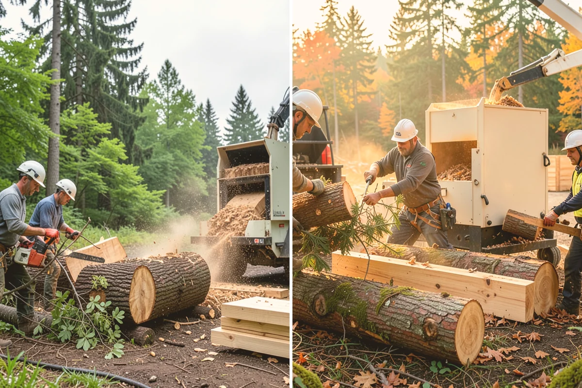 Insurance claim documentation in Algona, King County, WA - Gather site and tree information