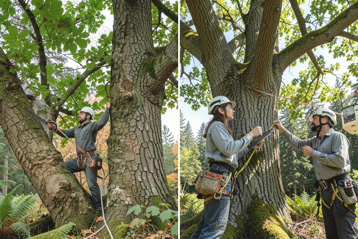 Insurance claim documentation in Anacortes, Skagit County, WA - Gather site and tree information