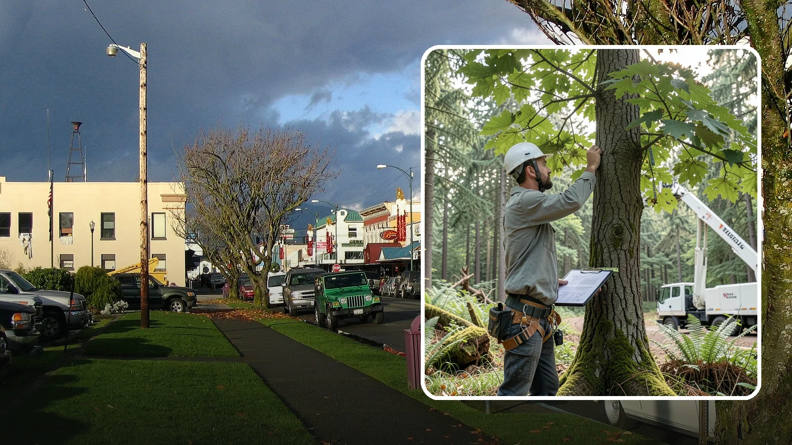 Insurance claim documentation in Arlington, Snohomish County, WA - The documentation of tree damage for insurance claims.