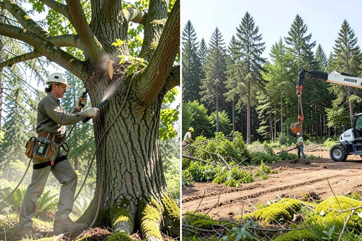 Insurance claim documentation in Arlington, Snohomish County, WA - Gather site and tree information