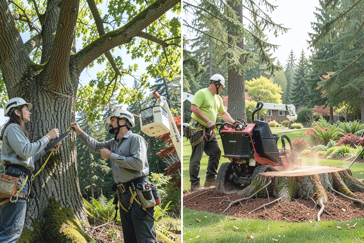 Insurance claim documentation in Auburn, King County, WA - Gather site and tree information