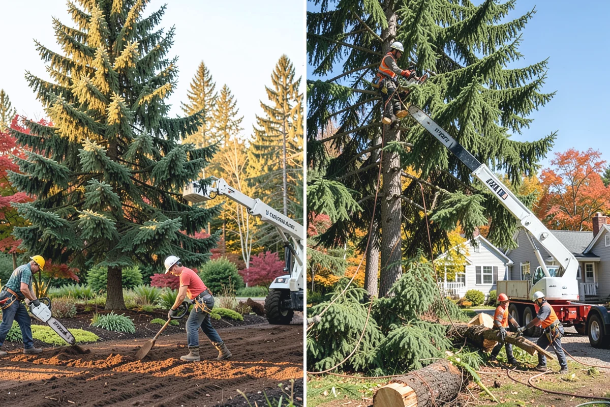 Insurance claim documentation in Beaux Arts Village, King County, WA - Gather site and tree information