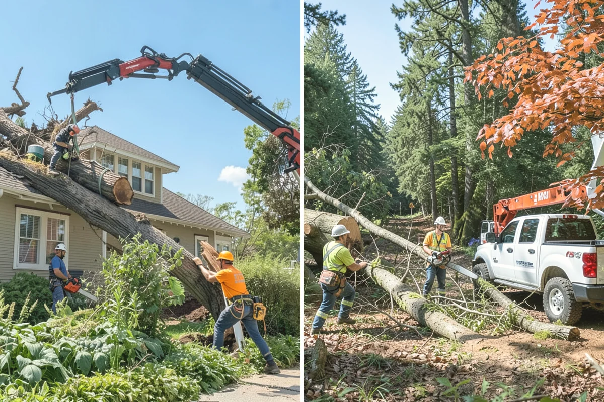 Insurance claim documentation in Black Diamond, King County, WA - Gather site and tree information