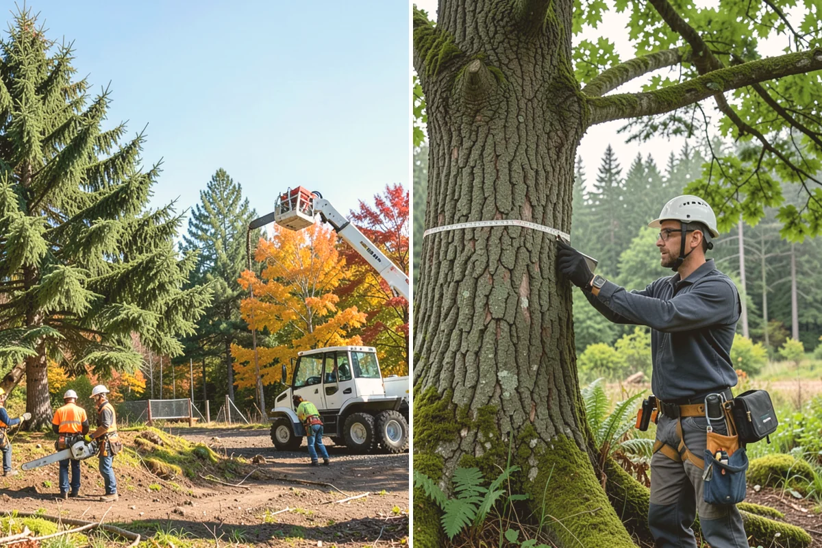 Insurance claim documentation in Brier, Snohomish County, WA - Gather site and tree information