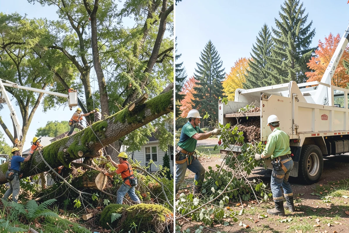 Insurance claim documentation in Buckley, Pierce County, WA - Gather site and tree information