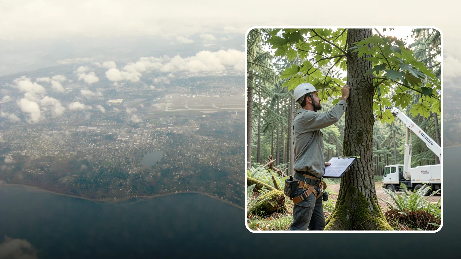 Insurance claim documentation in Burien, King County, WA - The documentation of tree damage for insurance claims.