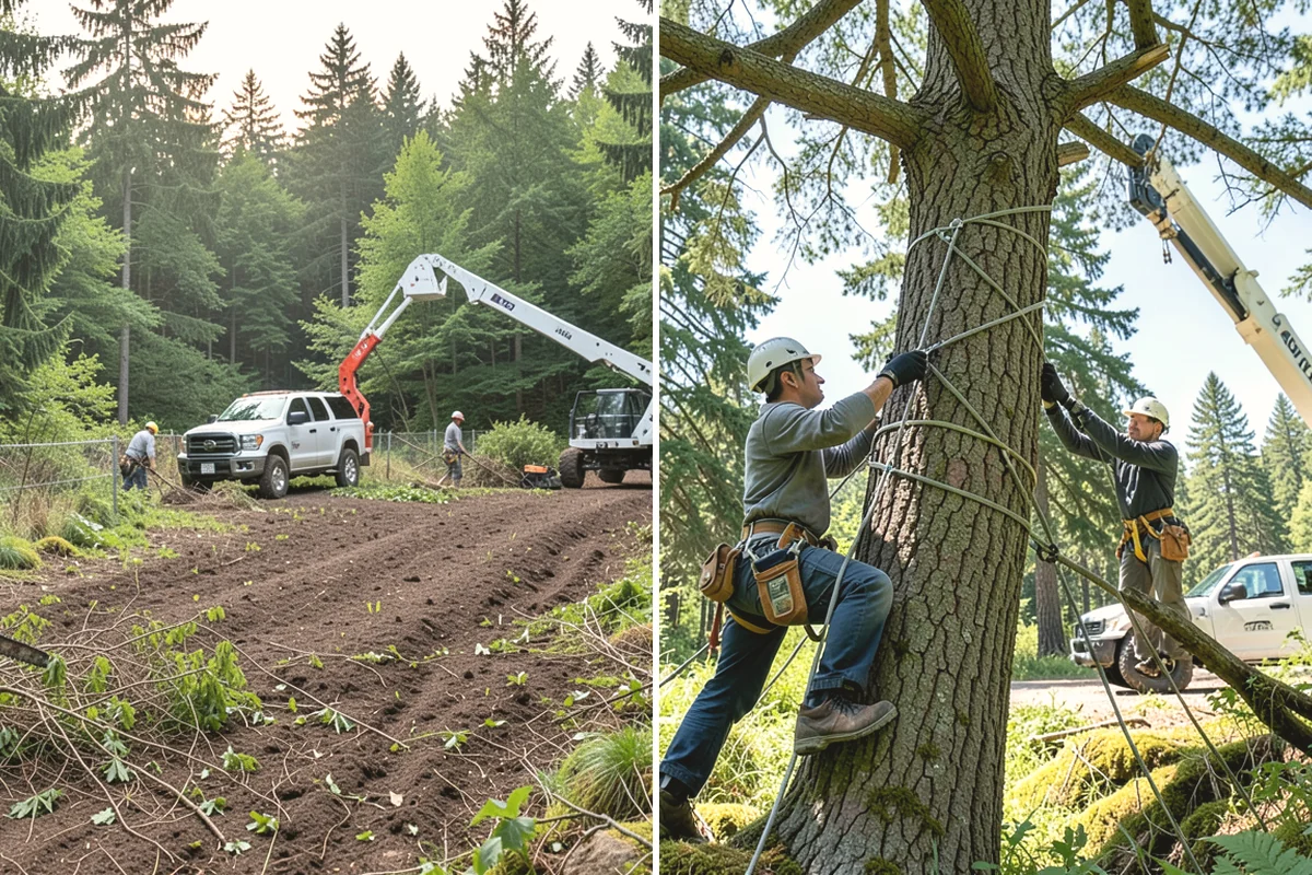 Insurance claim documentation in Burlington, Skagit County, WA - Gather site and tree information