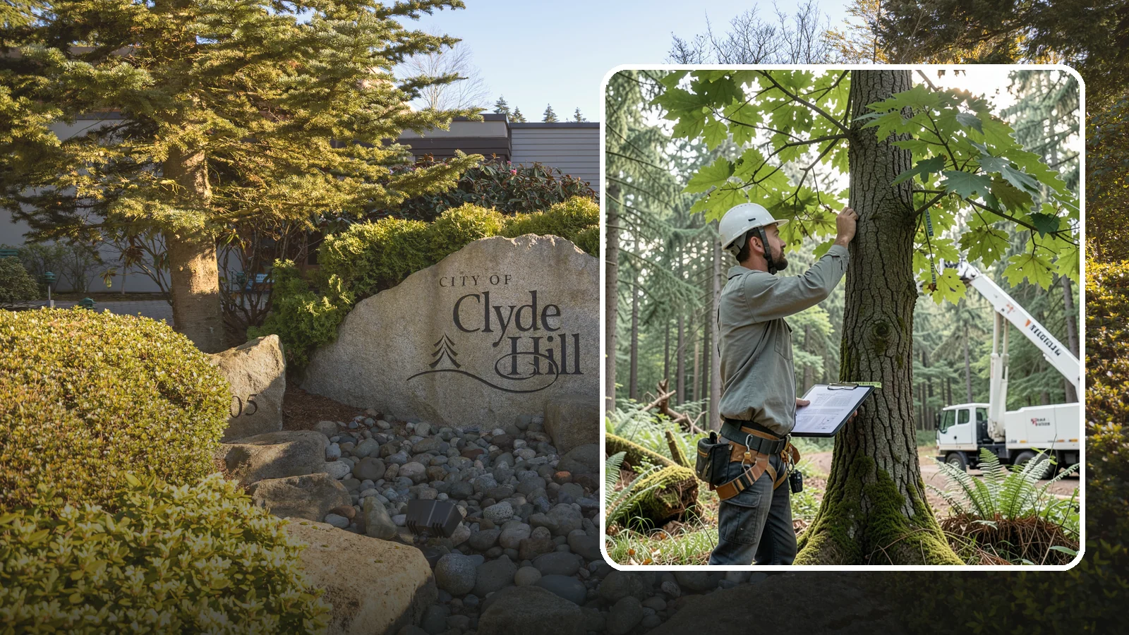 Insurance claim documentation in Clyde Hill, King County, WA - The documentation of tree damage for insurance claims.