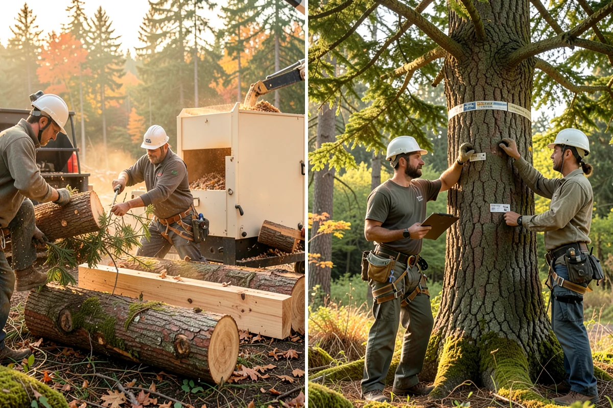 Insurance claim documentation in Clyde Hill, King County, WA - Gather site and tree information