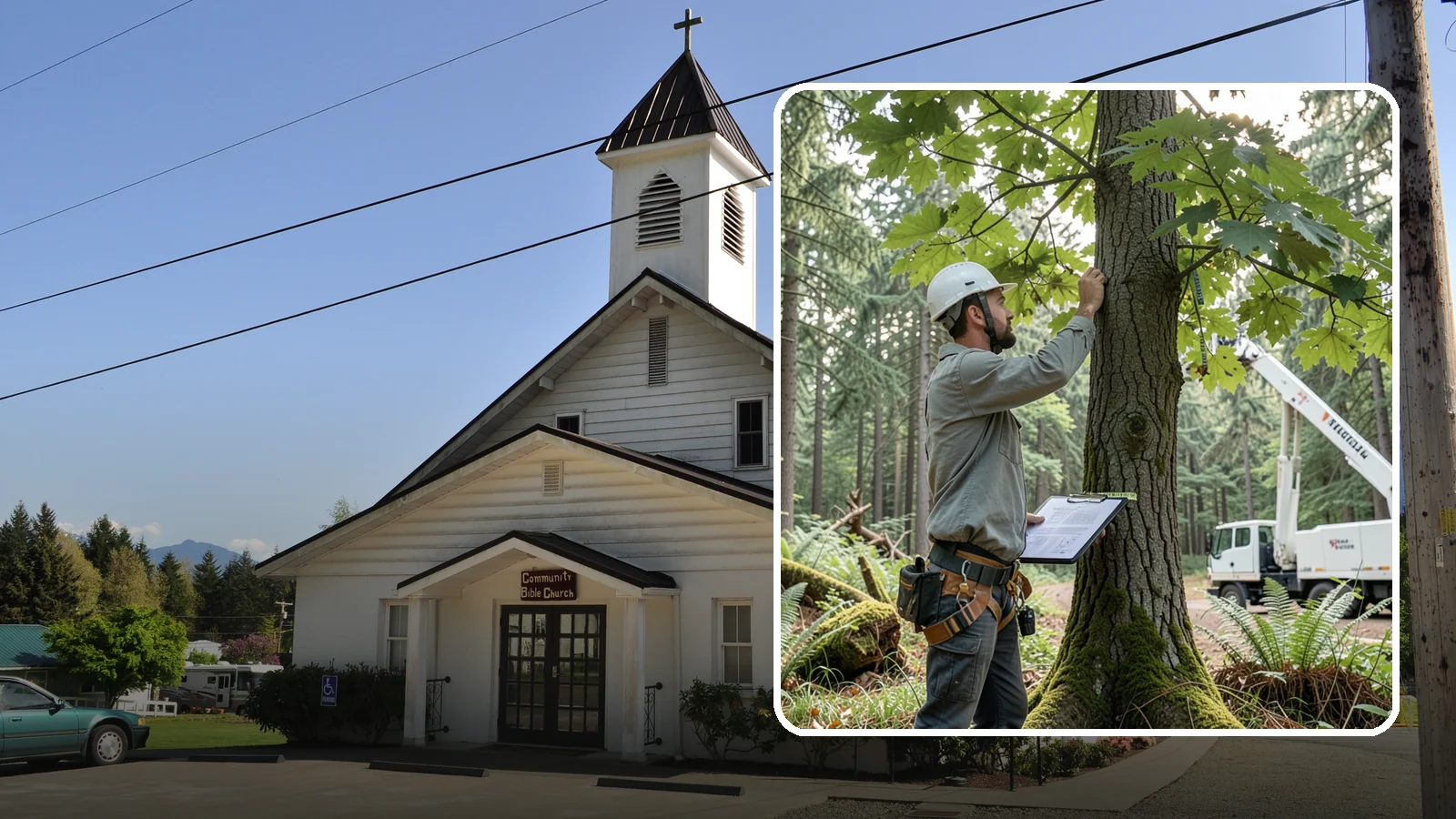 Insurance claim documentation in Concrete, Skagit County, WA - The documentation of tree damage for insurance claims.