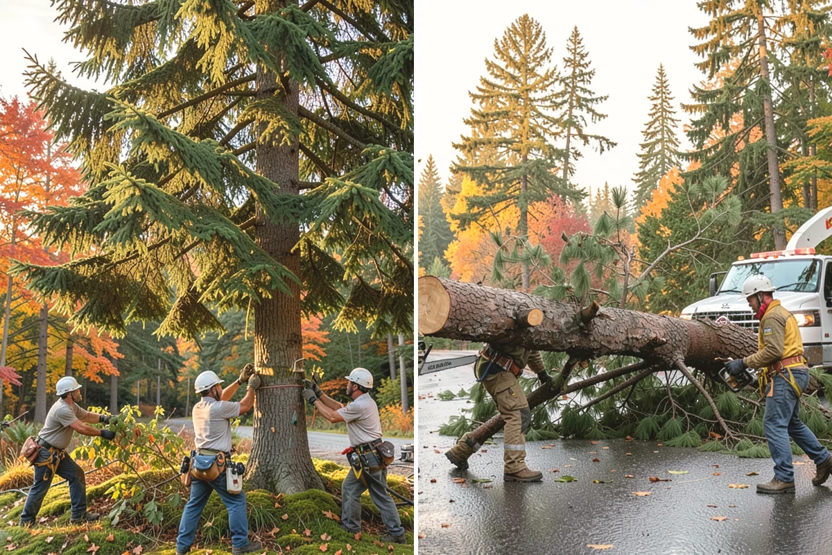 Insurance claim documentation in Duvall, King County, WA - Gather site and tree information