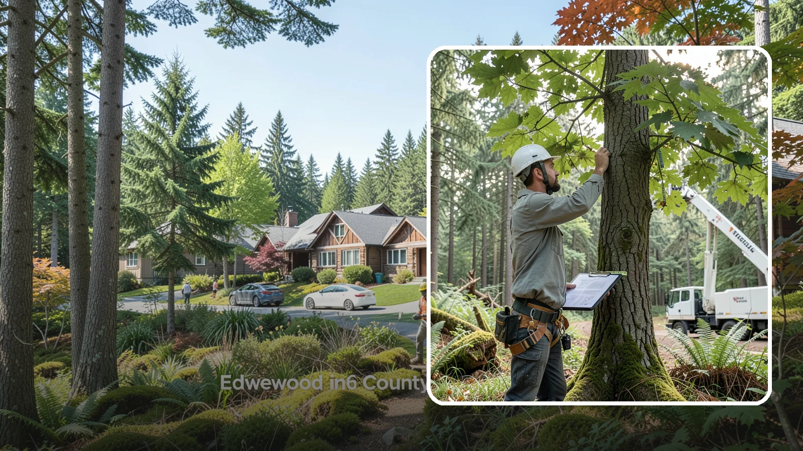 Insurance claim documentation in Edgewood, Pierce County, WA - The documentation of tree damage for insurance claims.