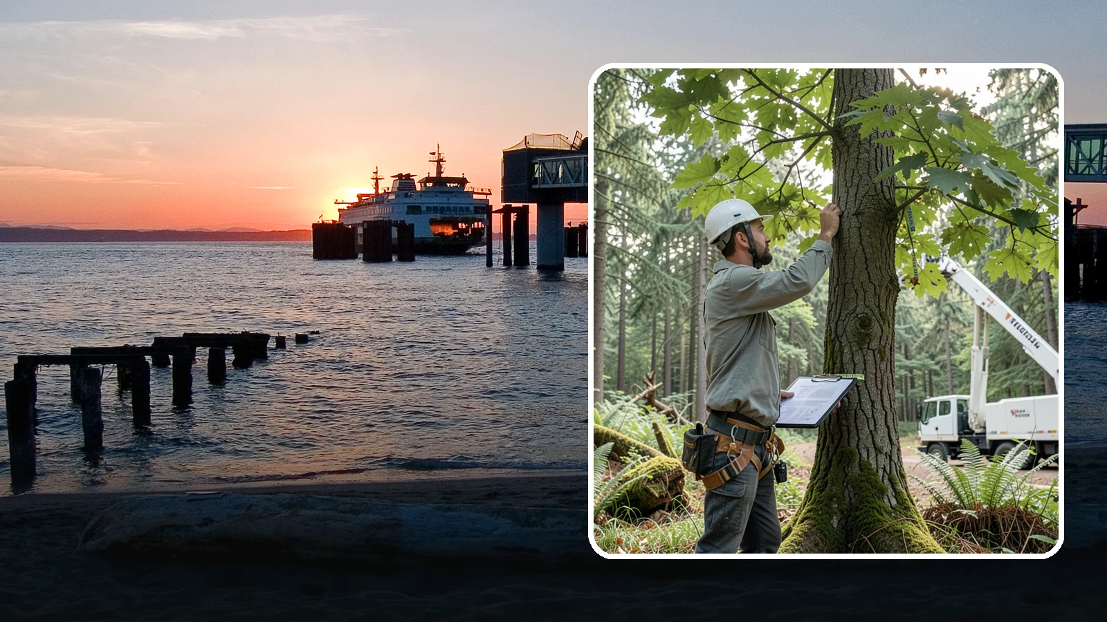 Insurance claim documentation in Edmonds, Snohomish County, WA - The documentation of tree damage for insurance claims.