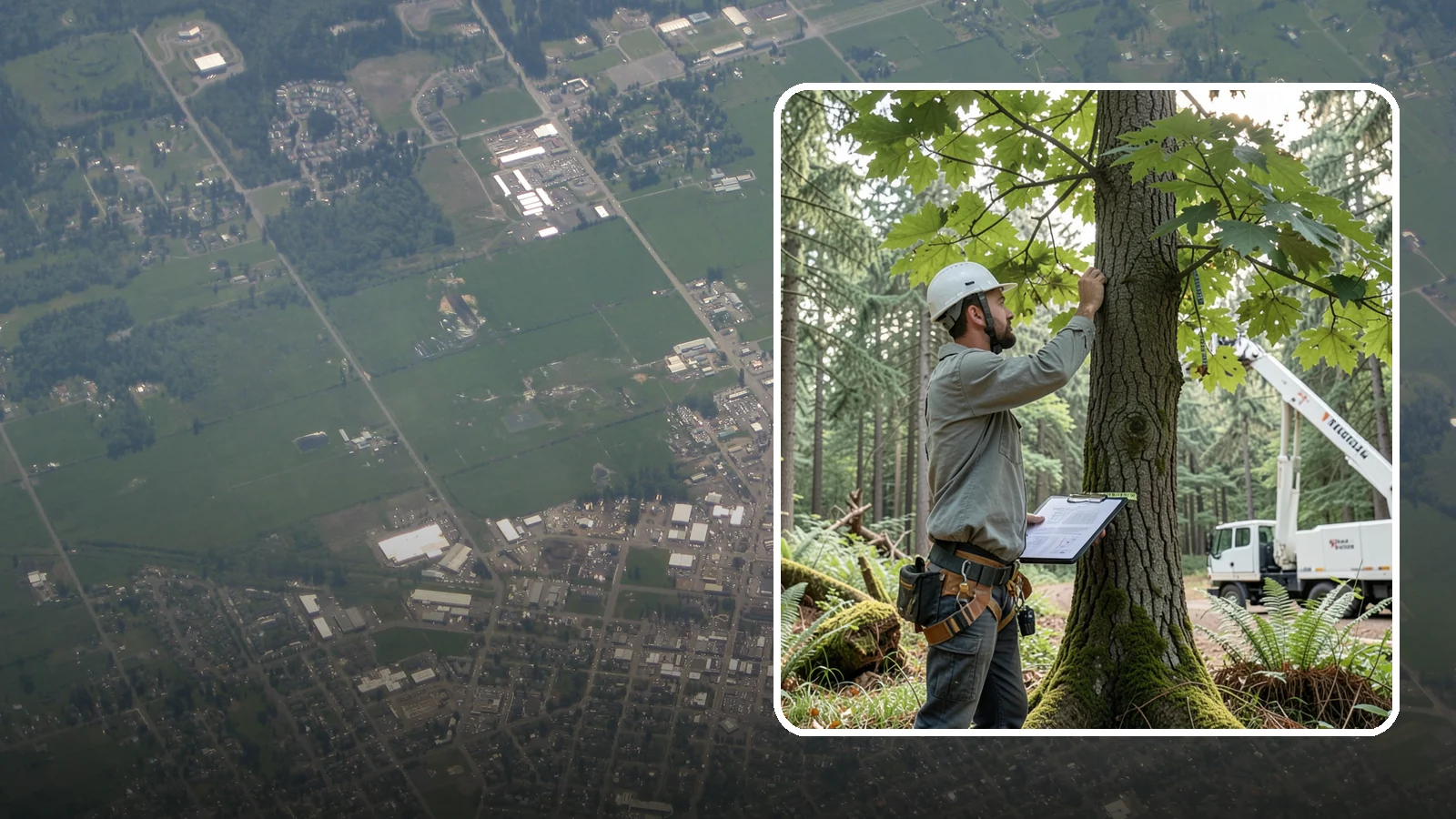 Insurance claim documentation in Enumclaw, King County, WA - The documentation of tree damage for insurance claims.