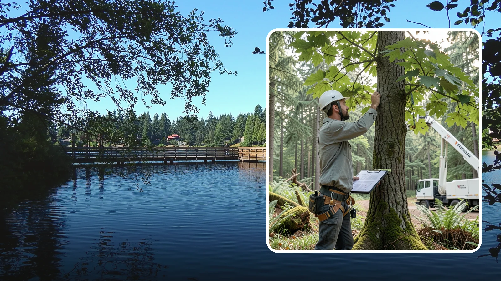 Insurance claim documentation in Federal Way, King County, WA - The documentation of tree damage for insurance claims.