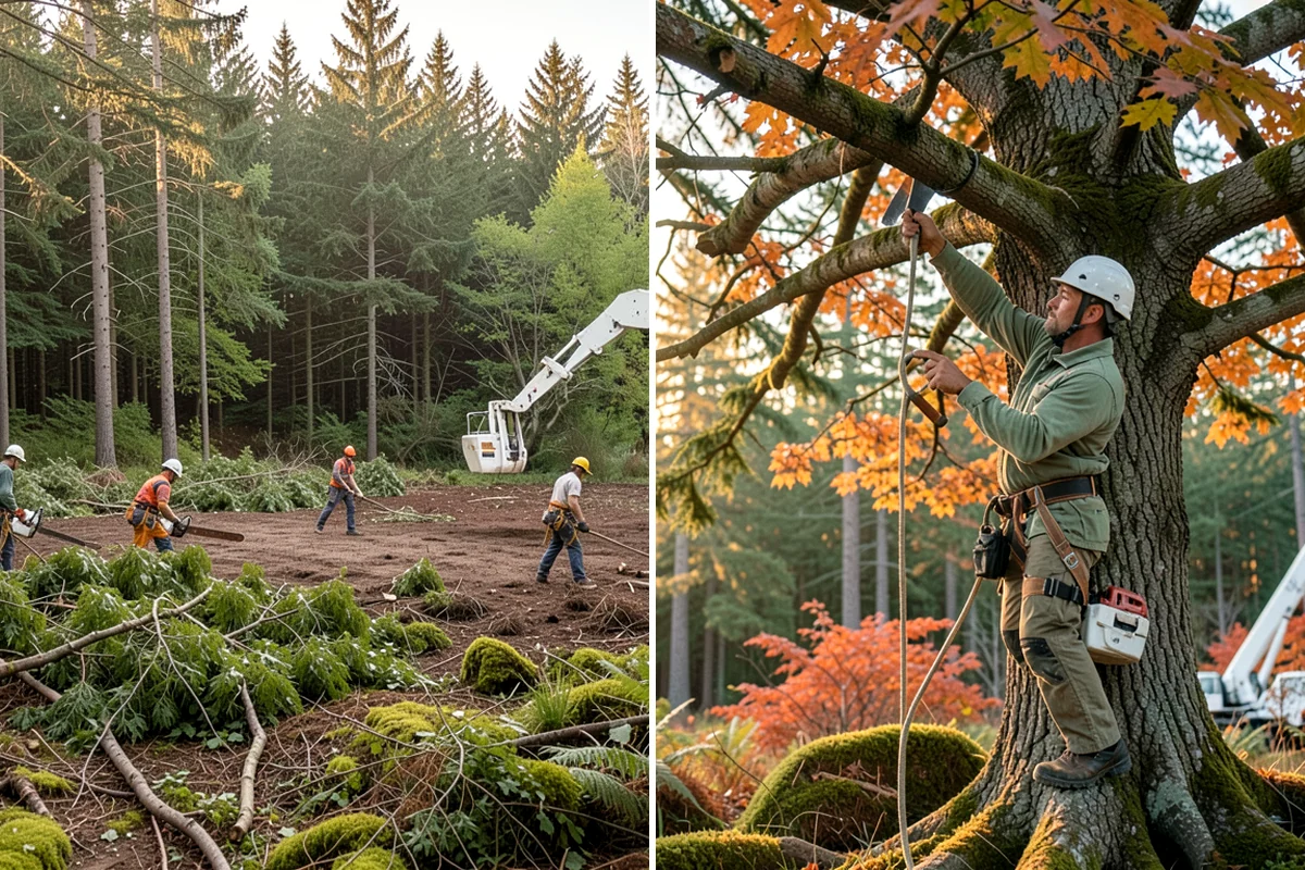 Insurance claim documentation in Federal Way, King County, WA - Gather site and tree information