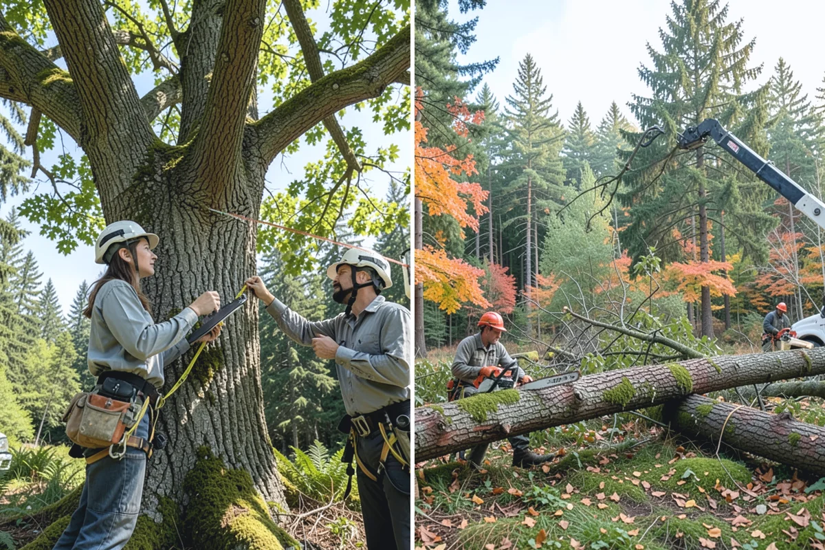 Insurance claim documentation in Granite Falls, Snohomish County, WA - Gather site and tree information