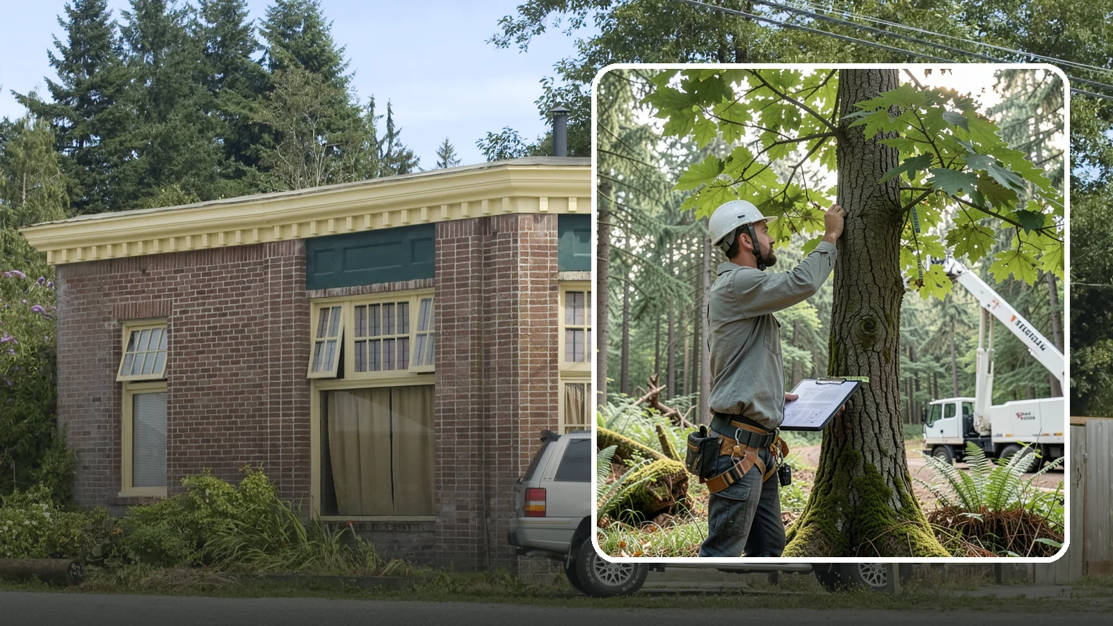 Insurance claim documentation in Hamilton, Skagit County, WA - The documentation of tree damage for insurance claims.
