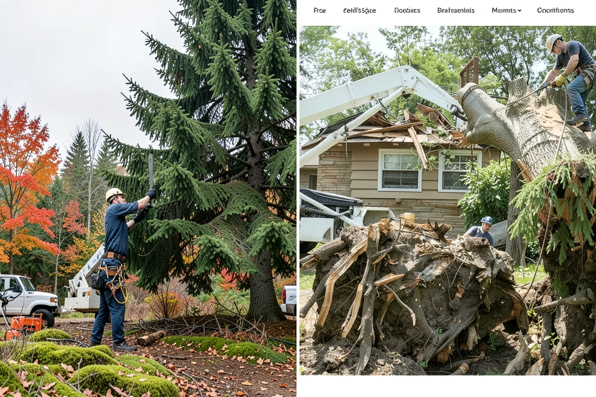 Insurance claim documentation in Hunts Point, King County, WA - Gather site and tree information