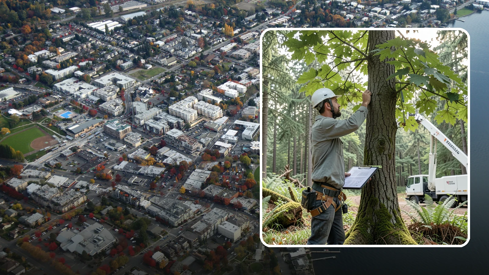 Insurance claim documentation in Kirkland, King County, WA - The documentation of tree damage for insurance claims.