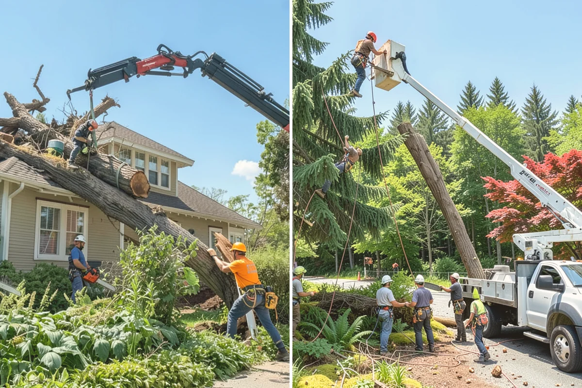 Insurance claim documentation in Kirkland, King County, WA - Gather site and tree information