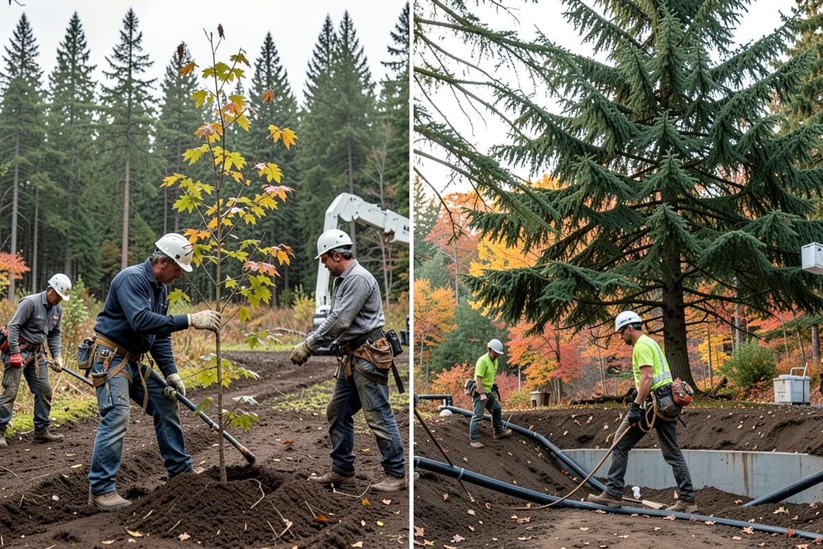 Insurance claim documentation in Lakewood, Pierce County, WA - Gather site and tree information