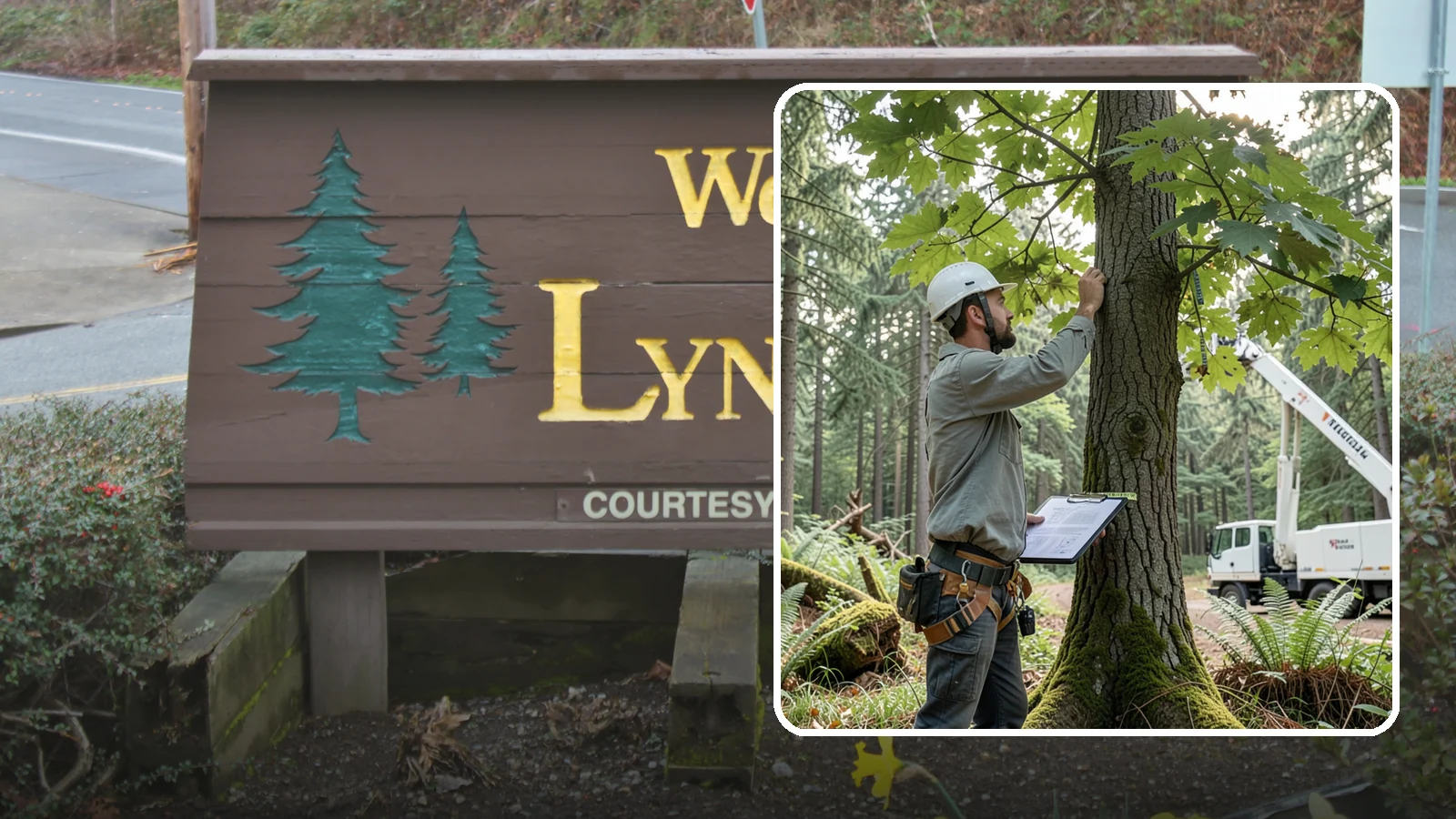 Insurance claim documentation in Lynnwood, Snohomish County, WA - The documentation of tree damage for insurance claims.