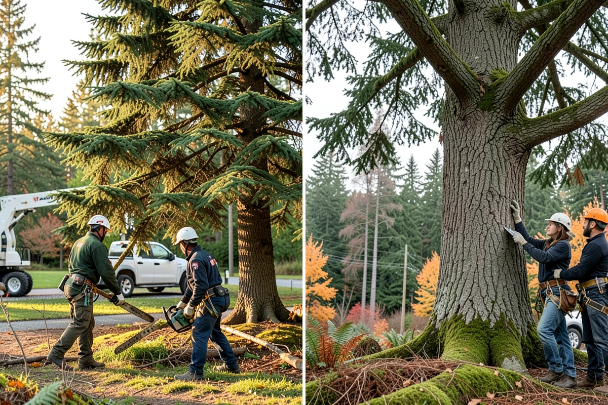 Insurance claim documentation in Maple Valley, King County, WA - Gather site and tree information