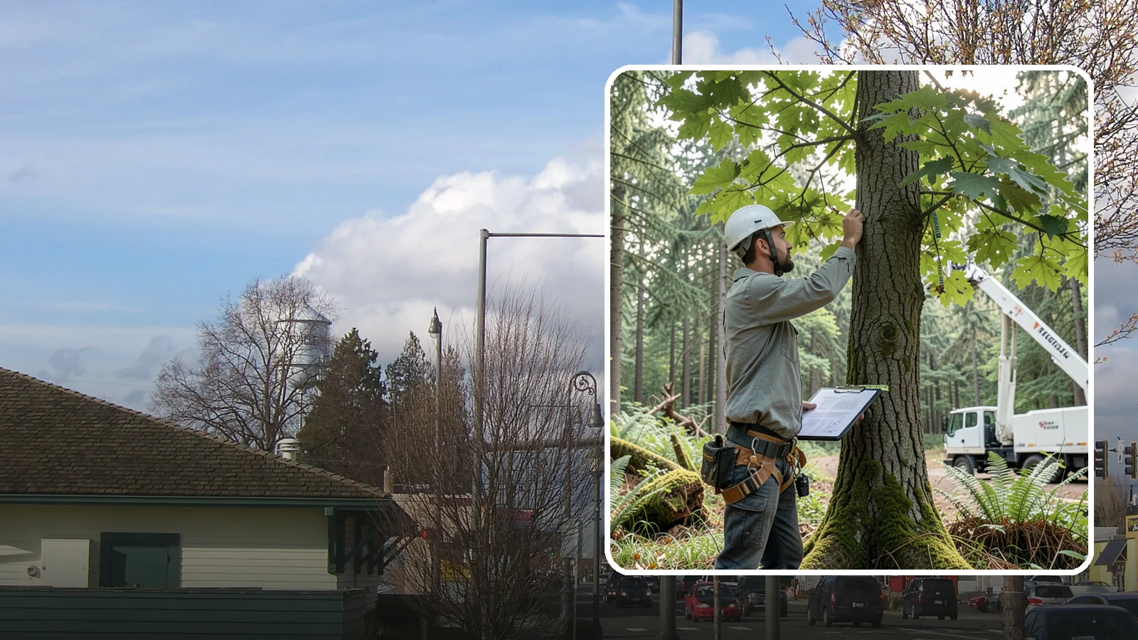 Insurance claim documentation in Marysville, Snohomish County, WA - The documentation of tree damage for insurance claims.