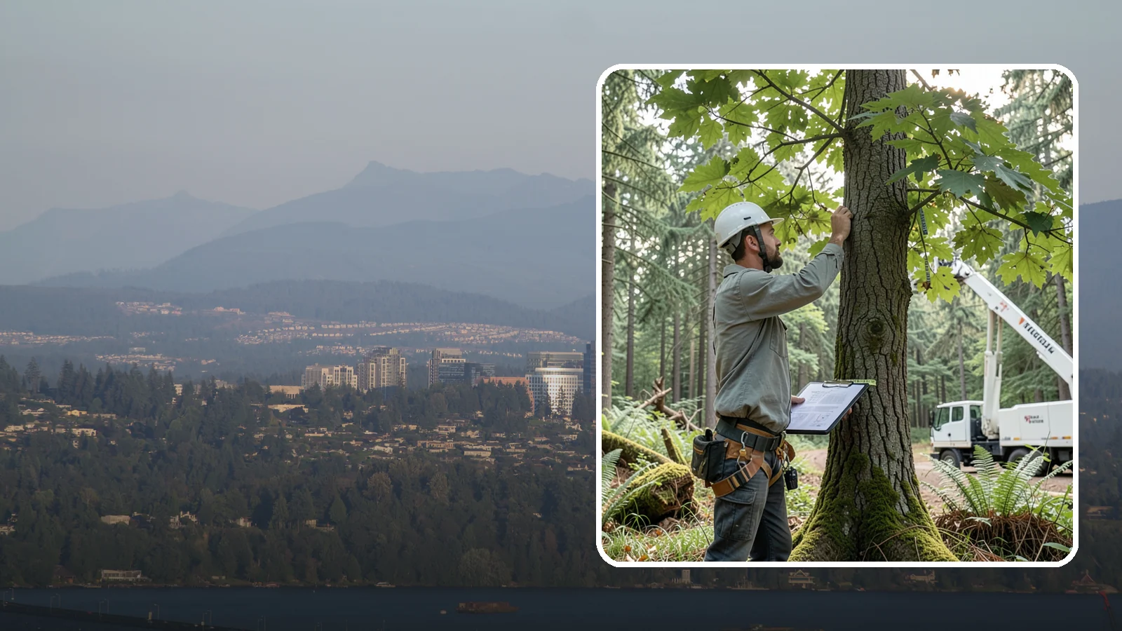 Insurance claim documentation in Medina, King County, WA - The documentation of tree damage for insurance claims.