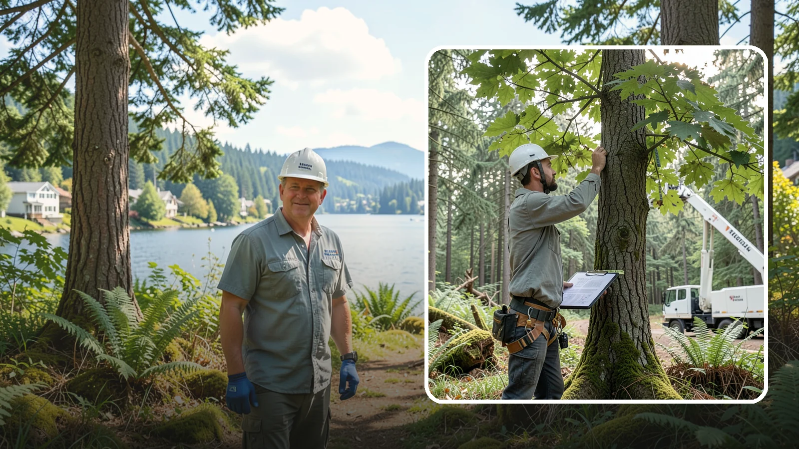 Insurance claim documentation in Milton, King County, WA - The documentation of tree damage for insurance claims.