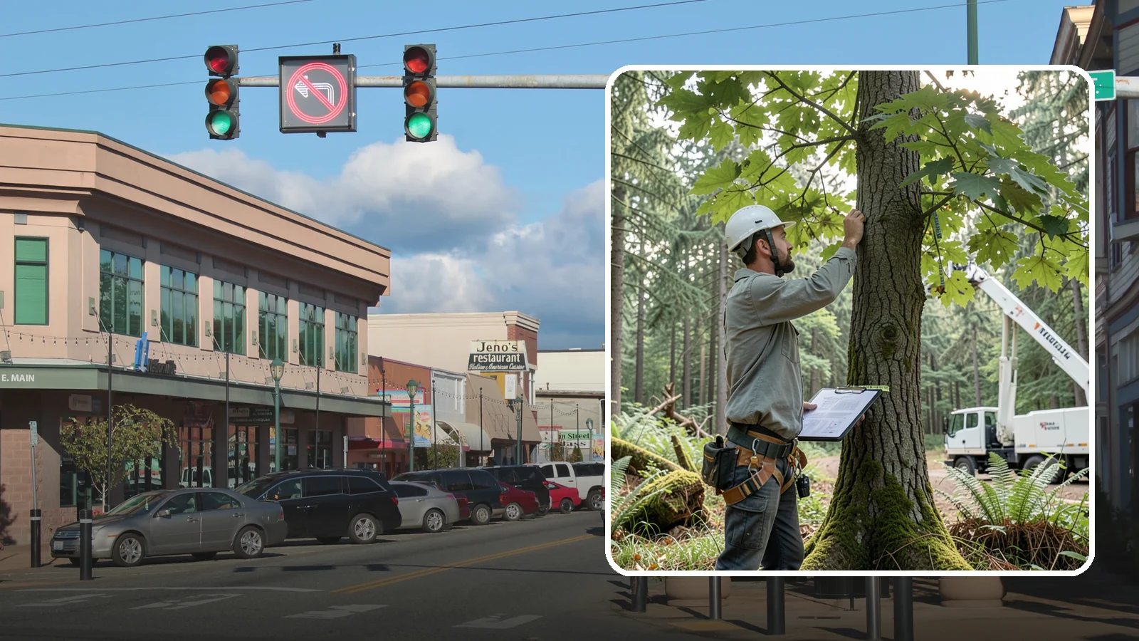 Insurance claim documentation in Monroe, Snohomish County, WA - The documentation of tree damage for insurance claims.