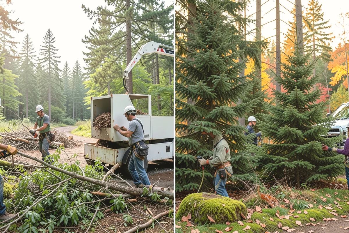 Insurance claim documentation in Monroe, Snohomish County, WA - Gather site and tree information