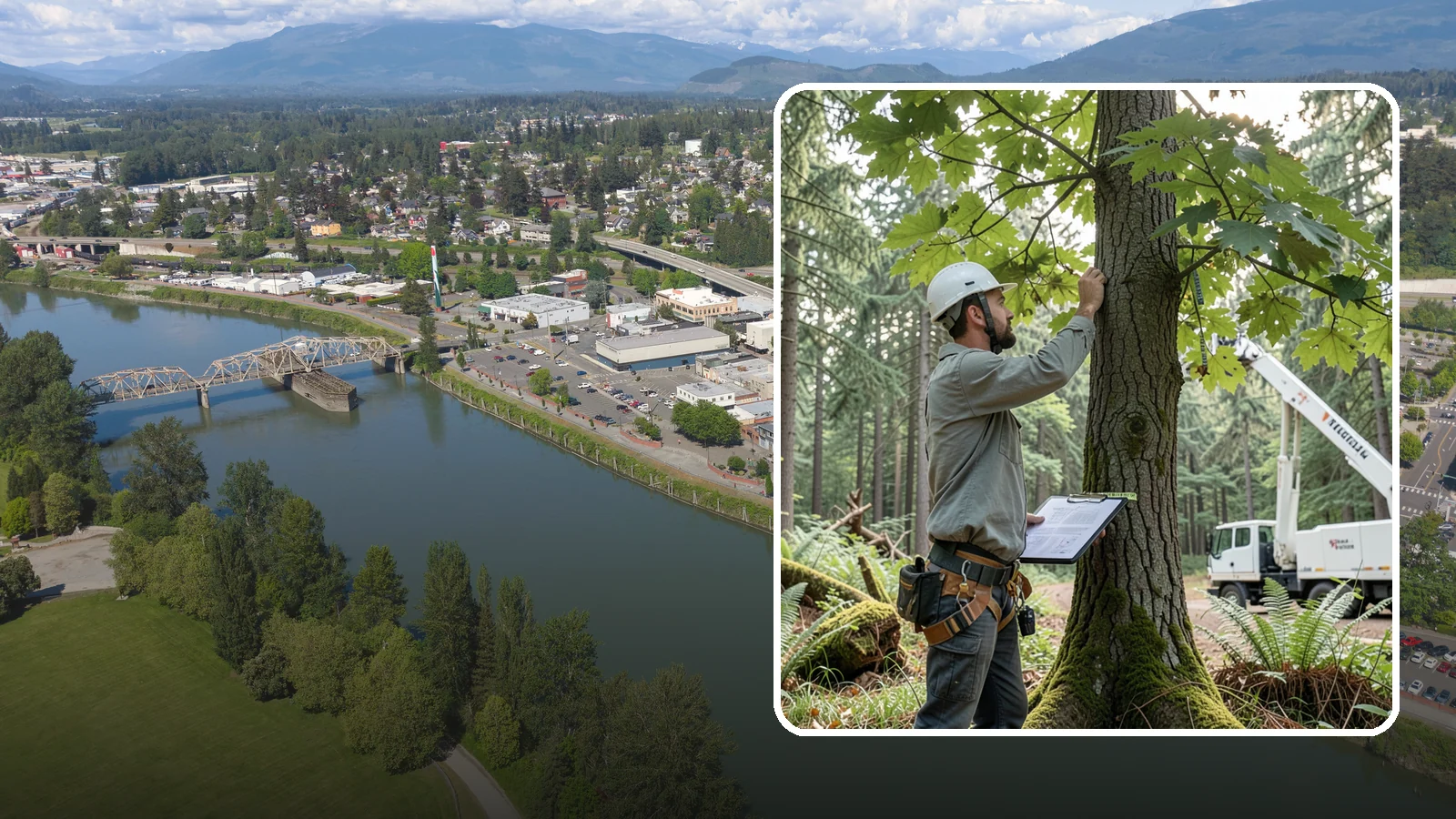 Insurance claim documentation in Mount Vernon, Skagit County, WA - The documentation of tree damage for insurance claims.