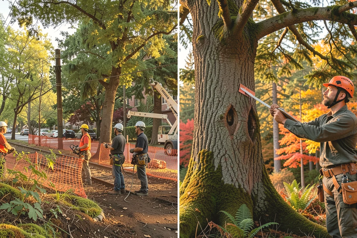Insurance claim documentation in Mukilteo, Snohomish County, WA - Gather site and tree information