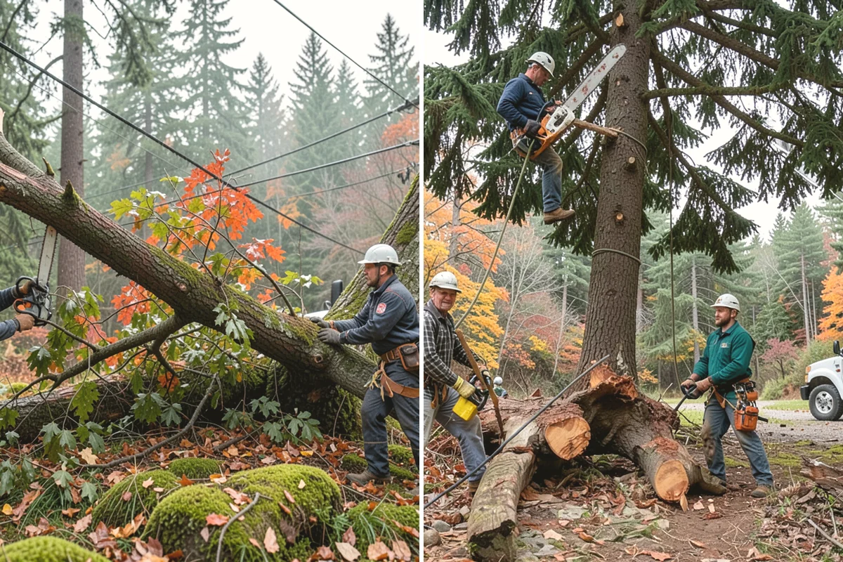 Insurance claim documentation in North Bend, King County, WA - Gather site and tree information